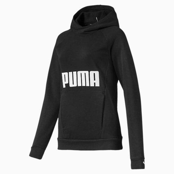 Women's Fave Hoodie, Puma Black, extralarge