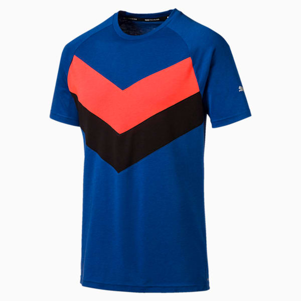 Reactive Men's Colorblock Tee, Galaxy Blue, extralarge