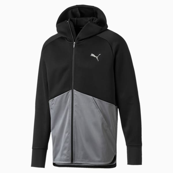 Power BND Protect Men's Jacket, Puma Black-CASTLEROCK, extralarge