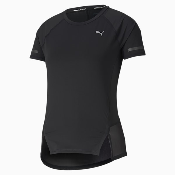 Runner ID Women's Tee, Puma Black, extralarge