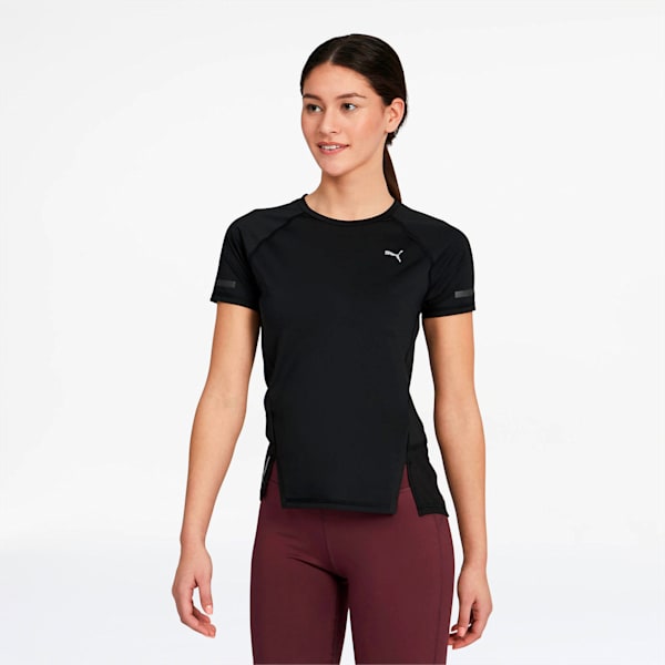 Runner ID Women's Tee, Puma Black, extralarge