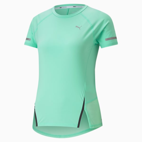 Runner ID Women's Tee, Green Glimmer, extralarge
