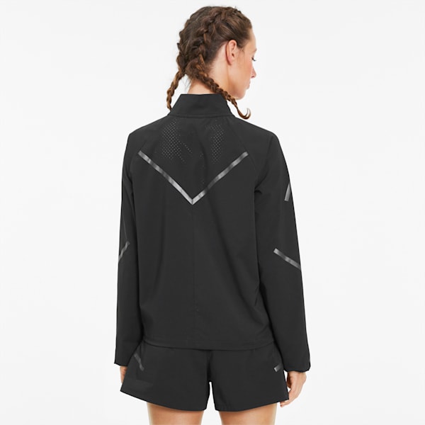 Runner ID Women's Running Jacket, Puma Black, extralarge