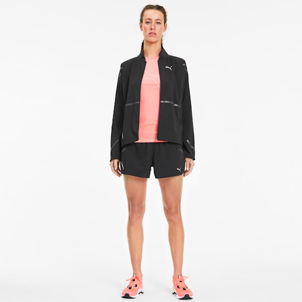 Runner ID Women's Running Jacket, Puma Black, extralarge