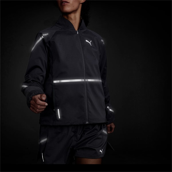 Runner ID Women's Running Jacket, Puma Black, extralarge