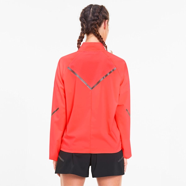 Runner ID Women's Running Jacket, Ignite Pink, extralarge