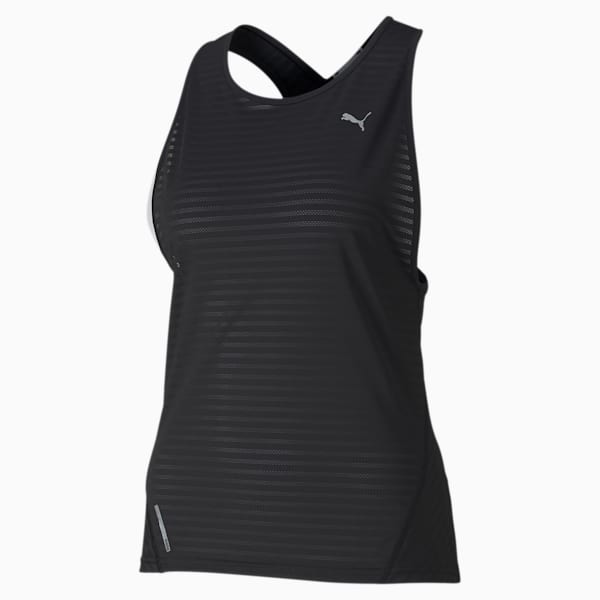 Last Lap Excite Women's Summer Tank, Puma Black, extralarge