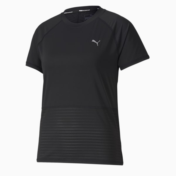 Last Lap Excite Women's Summer Tee, Puma Black, extralarge