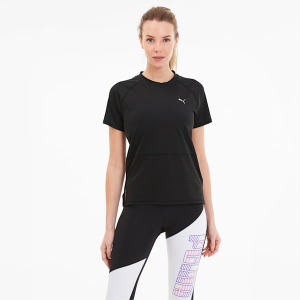 Last Lap Excite Women's Summer Tee, Puma Black, extralarge