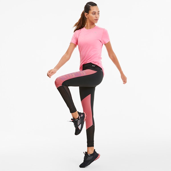 Last Lap Excite Women's Summer Leggings, Puma Black-Bubblegum, extralarge