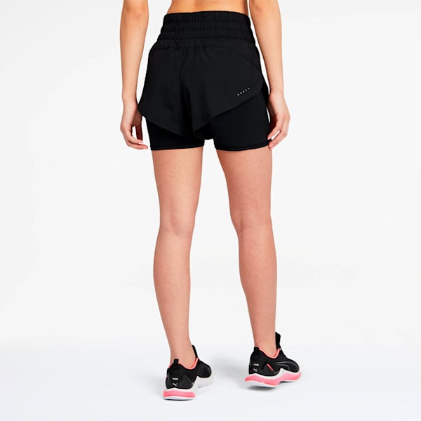 Shorts para mujer Last Lap 2 en 1, Puma Black, extralarge