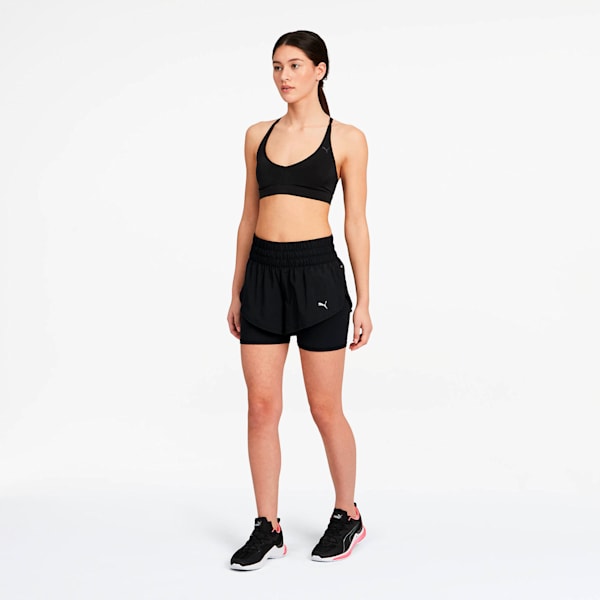 Shorts para mujer Last Lap 2 en 1, Puma Black, extralarge