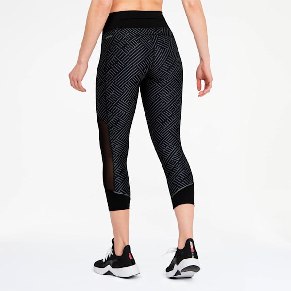 Last Lap Graphic Women's 3/4 Leggings, Puma Black, extralarge