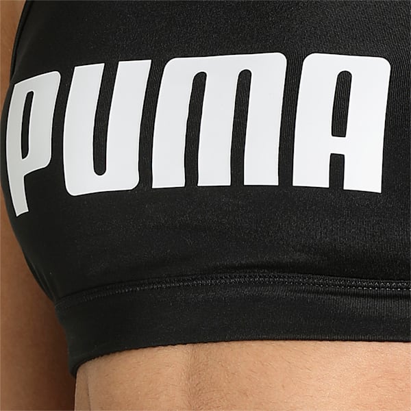 Mid Impact 4Keeps Women's Training Bra, Puma Black-Puma White PUMA
