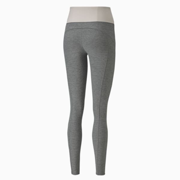 Studio Luxe Eclipse Women's 7/8 Leggings, Med Gray Heather-Rosewater, extralarge