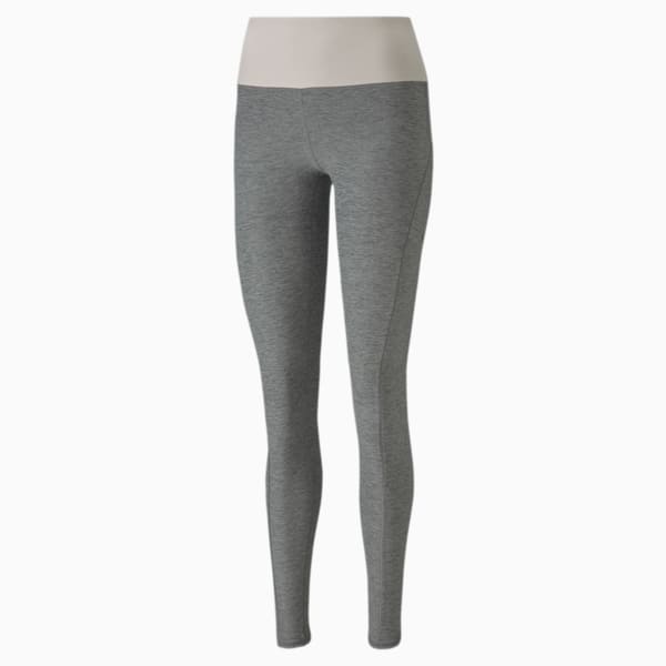 Studio Luxe Eclipse Women's 7/8 Leggings, Medium Gray Heather-Rosewater, extralarge