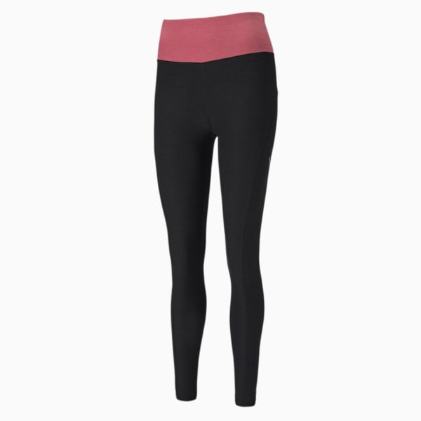 Studio Luxe Eclipse Women's 7/8 Leggings, Puma Black Heather-Bubblegum Heather, extralarge