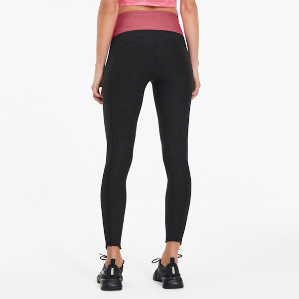 Studio Luxe Eclipse Women's 7/8 Leggings, Puma Black Heather-Bubblegum Heather, extralarge