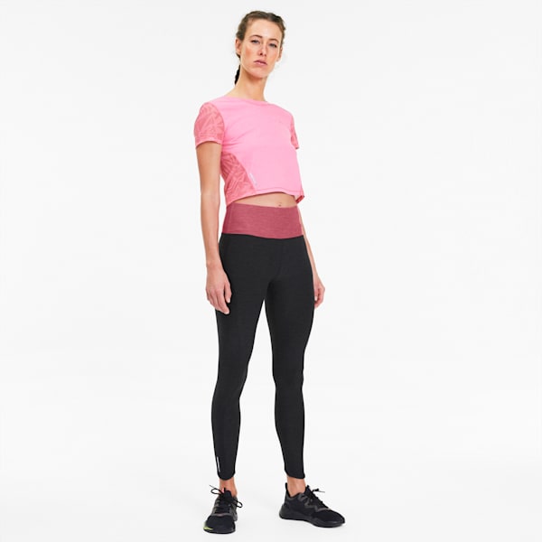 Studio Luxe Eclipse Women's 7/8 Leggings, Puma Black Heather-Bubblegum Heather, extralarge