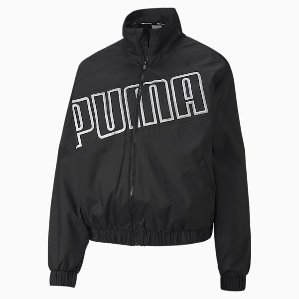 Feel It Woven Windbreaker Women's Training Jacket, Puma Black, extralarge-IND