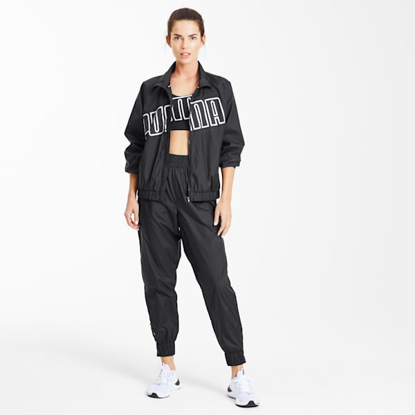 Feel It Woven Windbreaker Women's Training Jacket, Puma Black, extralarge-IND