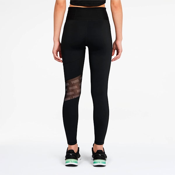 Feel It Women's Mesh 7/8 Leggings, Puma Black, extralarge