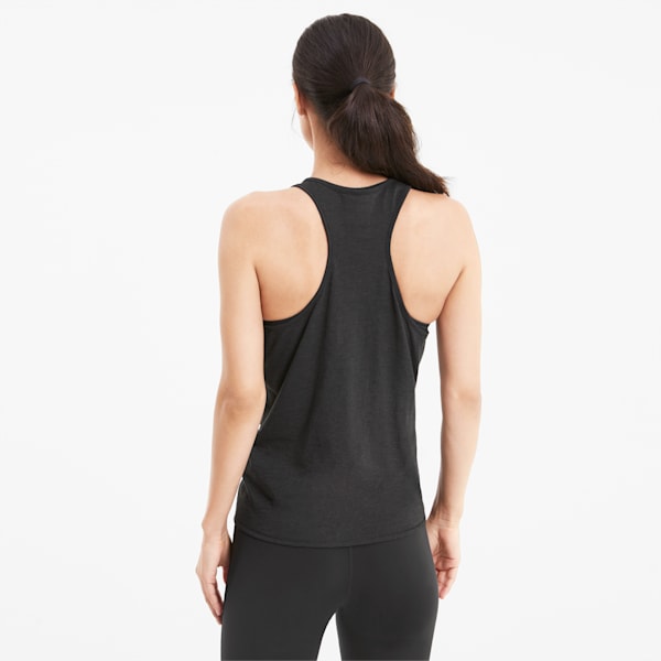 Women's Tie Logo Tank, Puma Black-Q2 Cat, extralarge