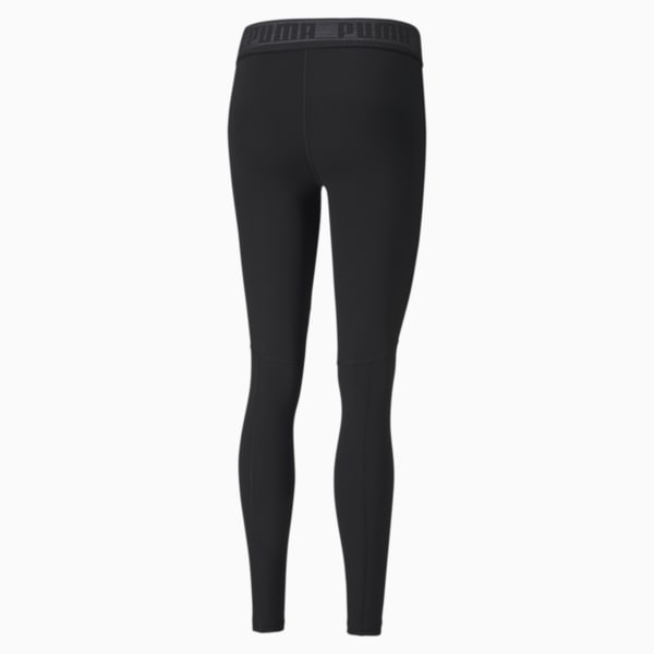 Logo Elastic Women's 7/8 Leggings, Puma Black, extralarge