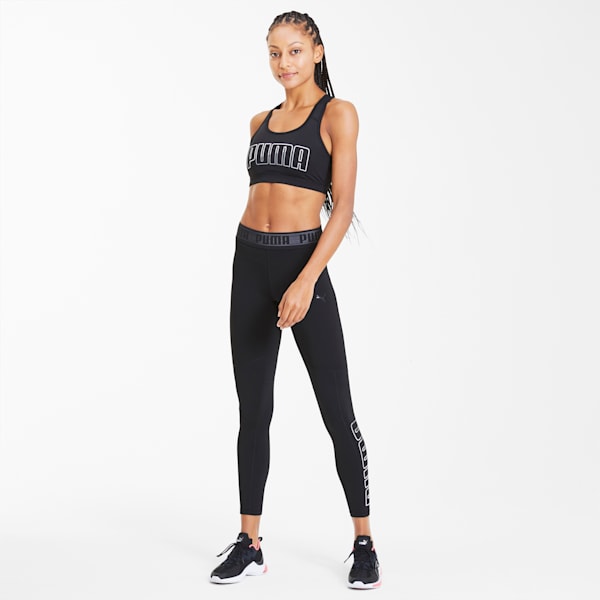 Logo Elastic Women's 7/8 Leggings, Puma Black, extralarge