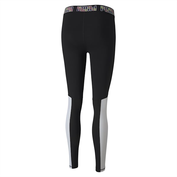 Logo Elastic Women's 7/8 Tight, Puma Black-Puma White, extralarge-IND