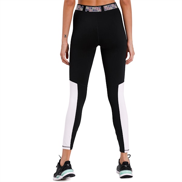 Logo Elastic Women's 7/8 Tight, Puma Black-Puma White, extralarge-IND