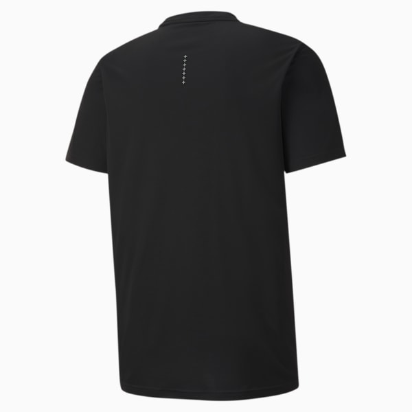 Last Lap Men's Graphic Cat Tee, Puma Black, extralarge