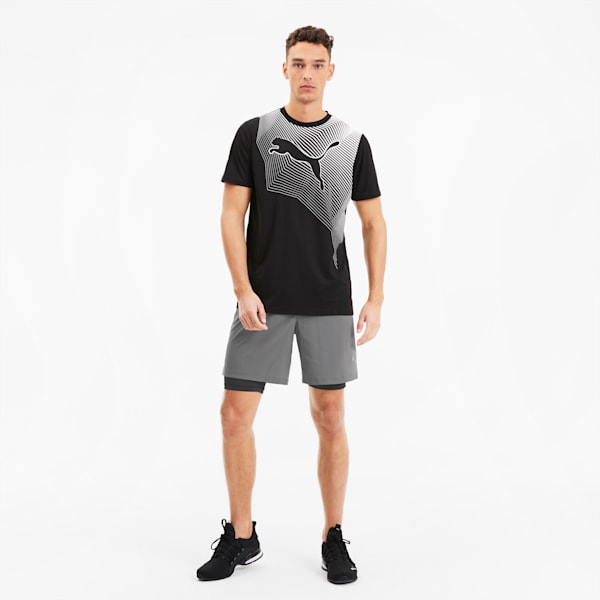 Last Lap 2-in-1 Men's Running Shorts, CASTLEROCK-Puma Black, extralarge