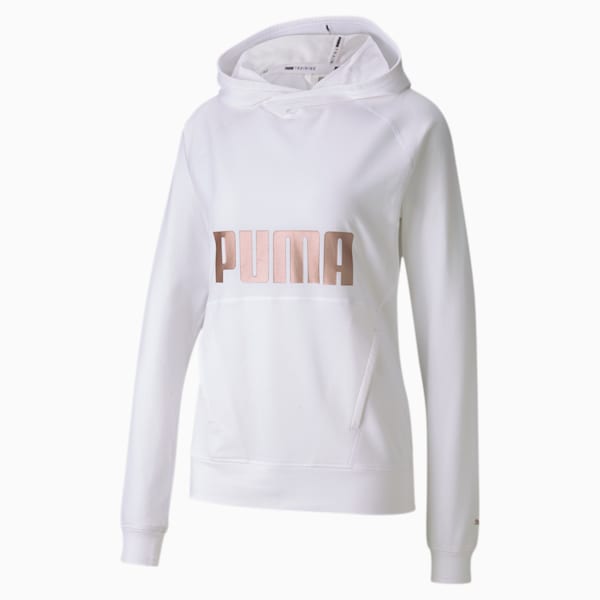White puma hoodie womens on sale