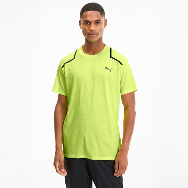 Power BND Men's Training Tee, Yellow Alert, extralarge