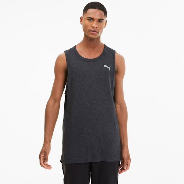 Reactive Men's Training Tank, Dark Gray Heather, extralarge