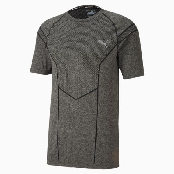 Reactive evoKNIT Men's Training Tee, Puma Black Heather, extralarge