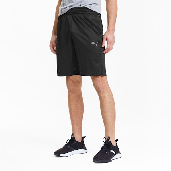 Reactive Men's Knitted Training Shorts, Puma Black, extralarge