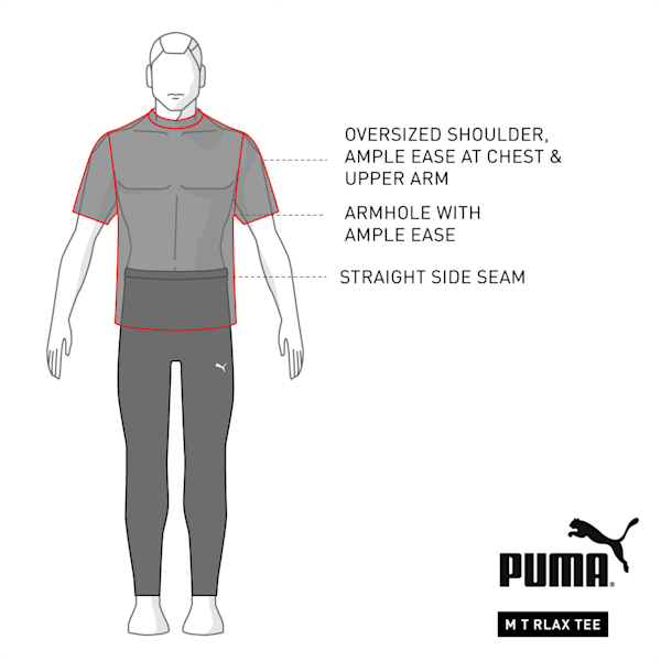 Collective Tri-blend Men's Training T-Shirt, Puma Black-white print