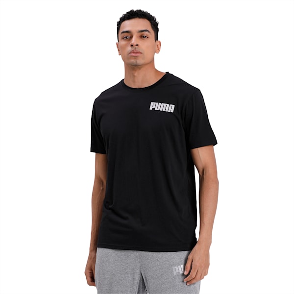 Collective Tri-blend Men's Training T-Shirt, Puma Black-white print