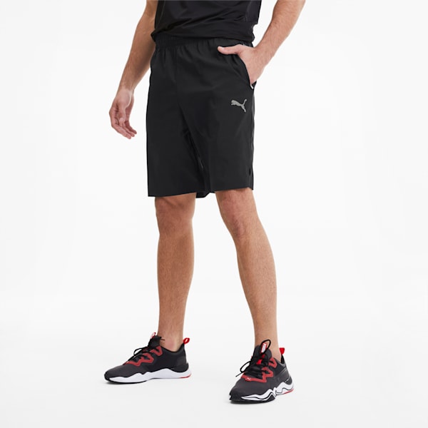 Reactive Men's Woven Training Shorts, Puma Black, extralarge