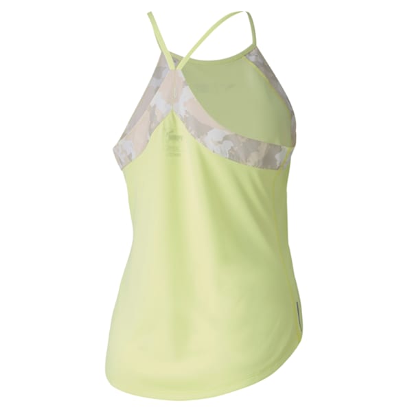 PUMA x FIRST MILE Women's Training Tank, Sunny Lime-Camo Prt, extralarge-IND