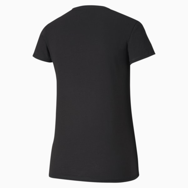 Metal Splash Deep V Women's Tee, Puma Black, extralarge