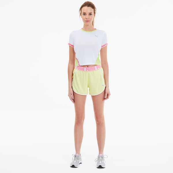 Last Lap Women's Cropped Tee, Puma White, extralarge