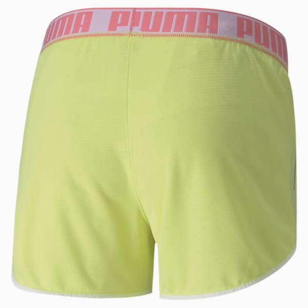 Last Lap Women's Knitted Shorts, Sunny Lime, extralarge