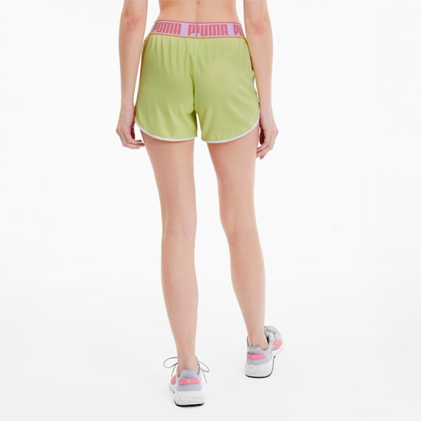 Last Lap Women's Knitted Shorts, Sunny Lime, extralarge