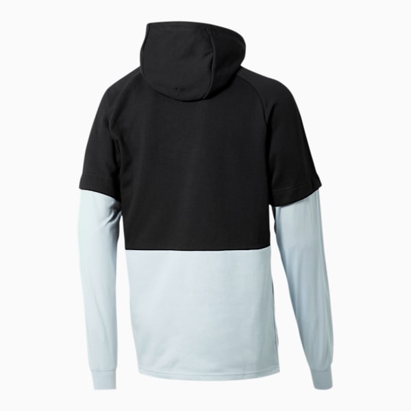 Extract Protect Men's Hoodie, Puma Black-Grey Dawn, extralarge