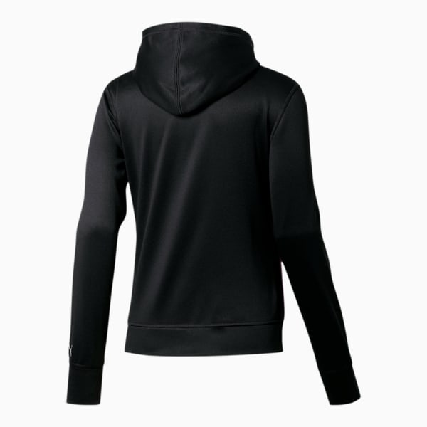 After Glow Women's Full Zip Hoodie, Plum Purple-Puma Black, extralarge