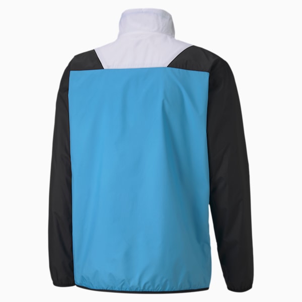 Reactive Men's Track Jacket, Ethereal Blue-Black-White