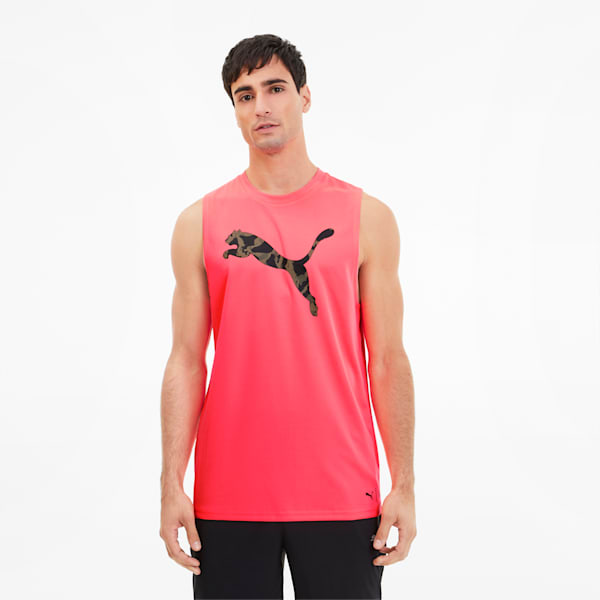 PUMA x FIRST MILE Men's Sleeveless Training Tank, Ignite Pink, extralarge